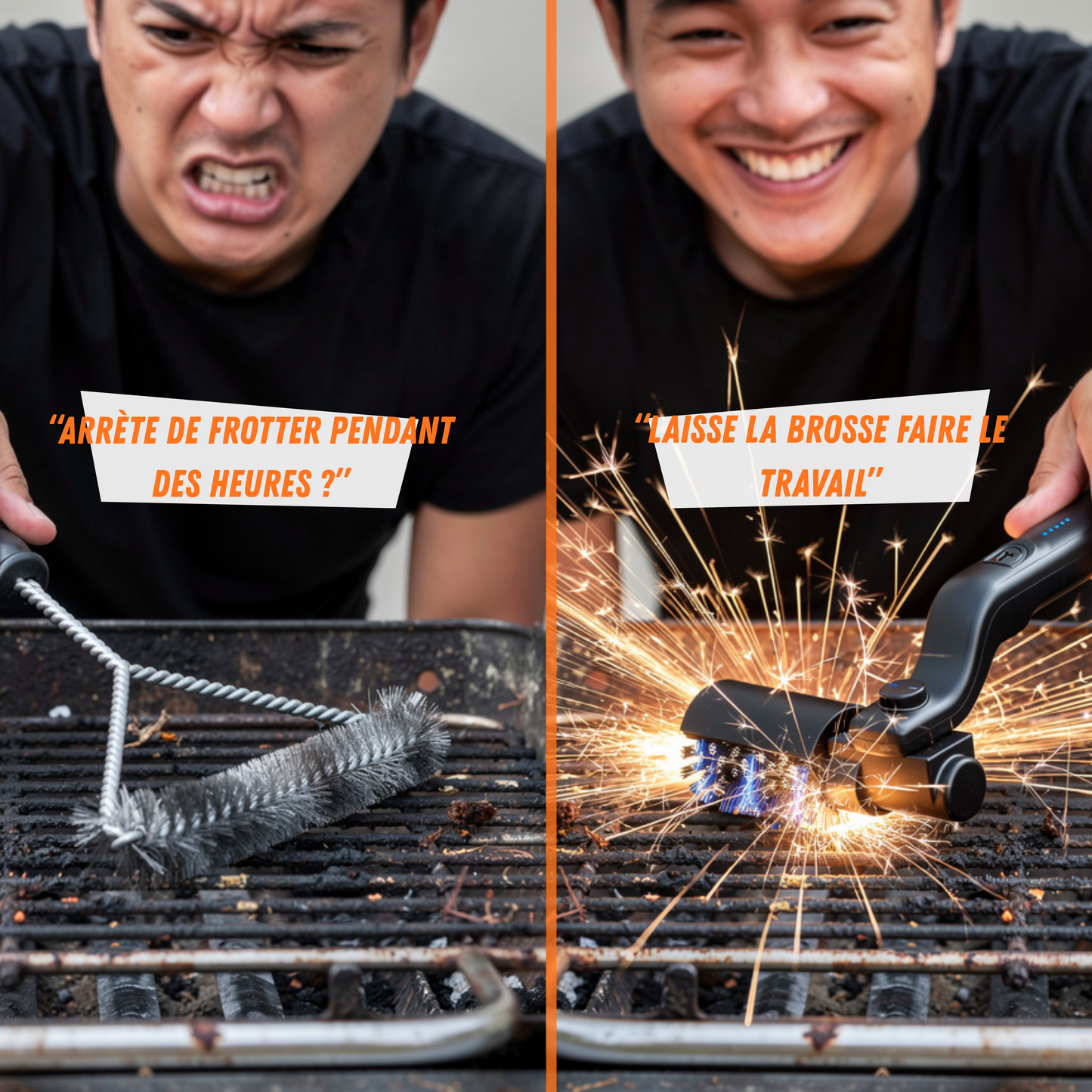 Brosse Électrique Ultra-Puissante pour Barbecue & Métal