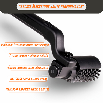 Brosse Électrique Ultra-Puissante pour Barbecue & Métal